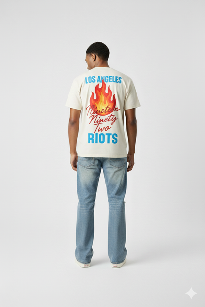 Los Angeles Riots 1992 Flame Tee